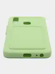 Зеленый чехол для Vivo Y11/Y12/Y15/Y17, с отсеком для карт