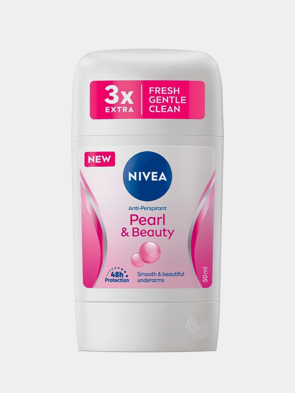 Дезодорант-антиперспирант стик женский NIVEA Жемчужная красота, 50 мл