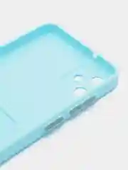Голубой чехол для Samsung Galaxy A05 (Самсунг Гэлекси А05), силиконовый, матовый
