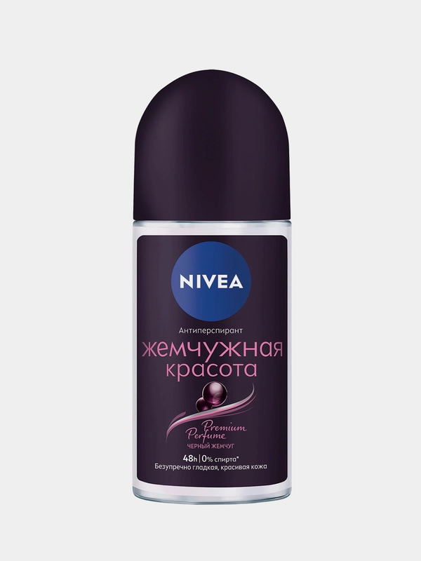 Дезодорант-антиперспирант шариковый женский NIVEA Жемчужная красота Premium Perfume, 50мл