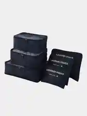 Черный органайзеры для хранения в дорогу, 6 штук
