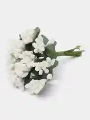 Белый букет тычинок, с сахарными вставками