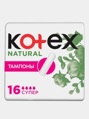 Тампоны Kotex Natural Супер, 16шт.