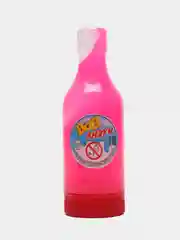 Розовый слайм-лизун Бутылочки Неон