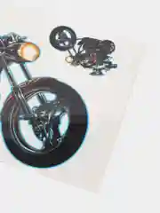 Багровый комплект наклеек на авто, мотоцикл