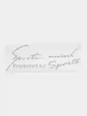Прозрачный наклейка на авто "Sports mini produced by sports"