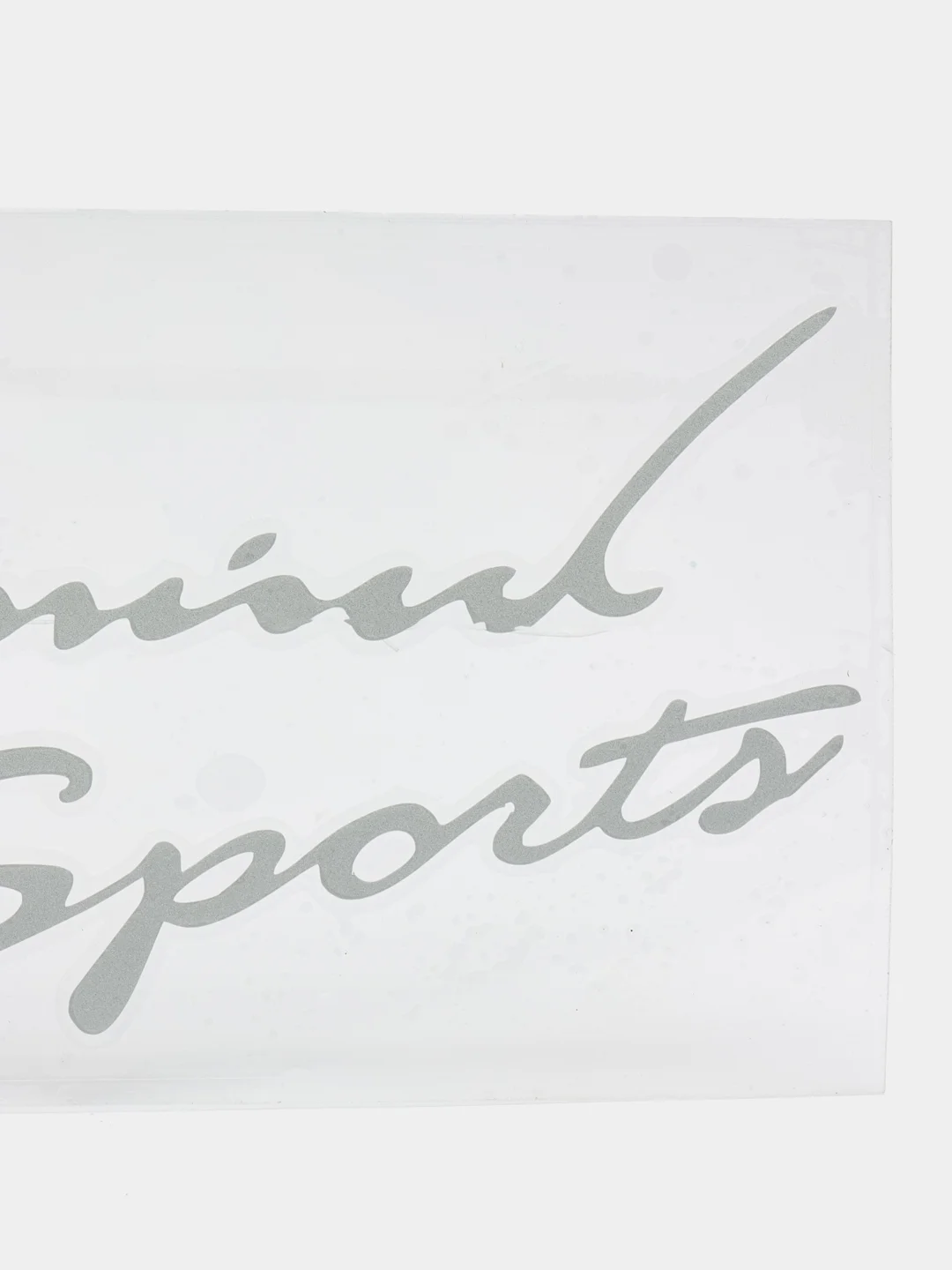 Прозрачный наклейка на авто "Sports mini produced by sports"