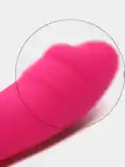 Розовый вибратор со стимуляцией клитора и точки G