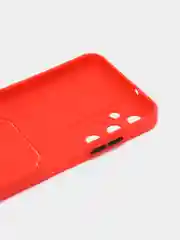 Красный чехол для Samsung Galaxy A05S 4G, с отсеком для карт