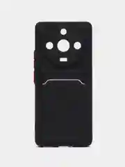 Черный силиконовый чехол для Realme 11 Pro 5G/Realme 11 Pro+ (Реалми 11 Про 5 Джи, Плюс)