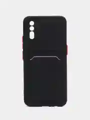 Черный чехол для Vivo V17 Neo/iQOO Neo, с отсеком для карт