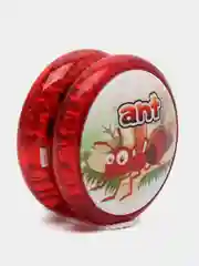 Красный игрушка Йо-Йо "Муравей" с подсветкой пластиковая