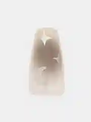 Алый накладные ногти с дизайном 24 штуки с клеем для ногтей, новогодние