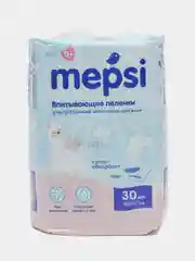 Пеленки детские ультратонкие с абсорбентом Mepsi, 40*60 (30 шт в уп) 0537