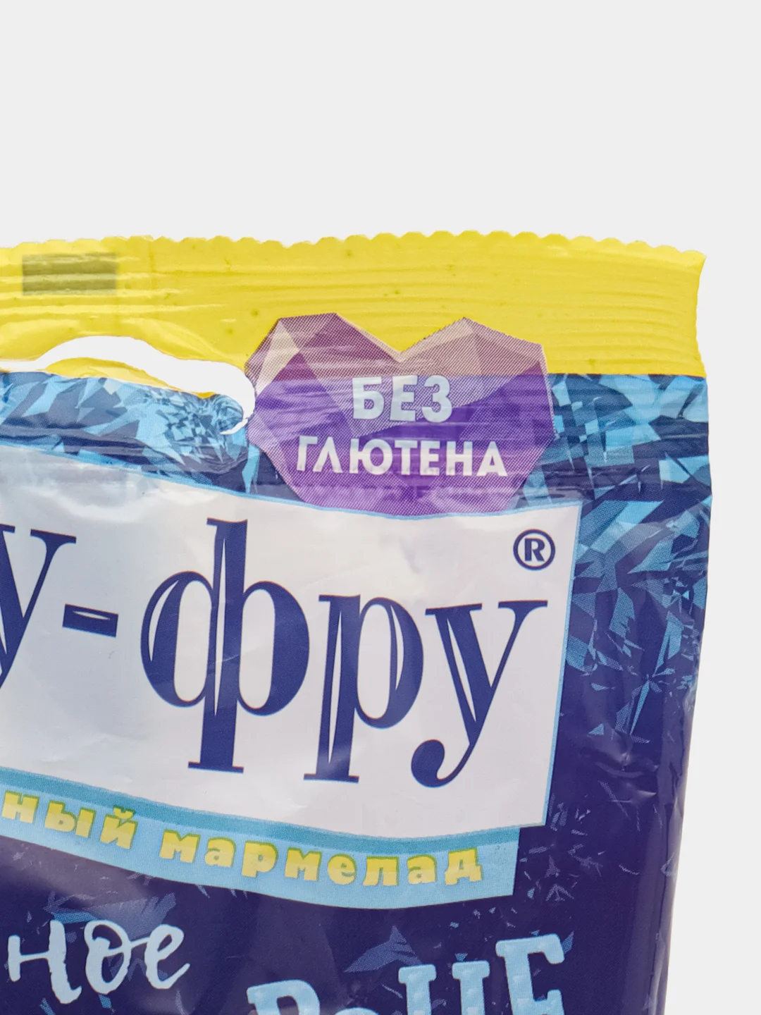 Жевательный мармелад с начинкой без глютена "Ледяное сердце", 80 г