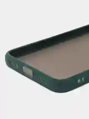 Красный чехол пластиковый для Tecno Spark GO 2022 / Tecno Spark 8C матовый, с цветными кнопками