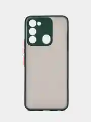 Морской чехол пластиковый для Tecno Spark GO 2022 / Tecno Spark 8C матовый, с цветными кнопками