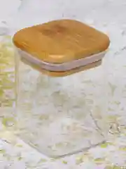 Банка стеклянная для сыпучих продуктов, квадратная, для хранения
