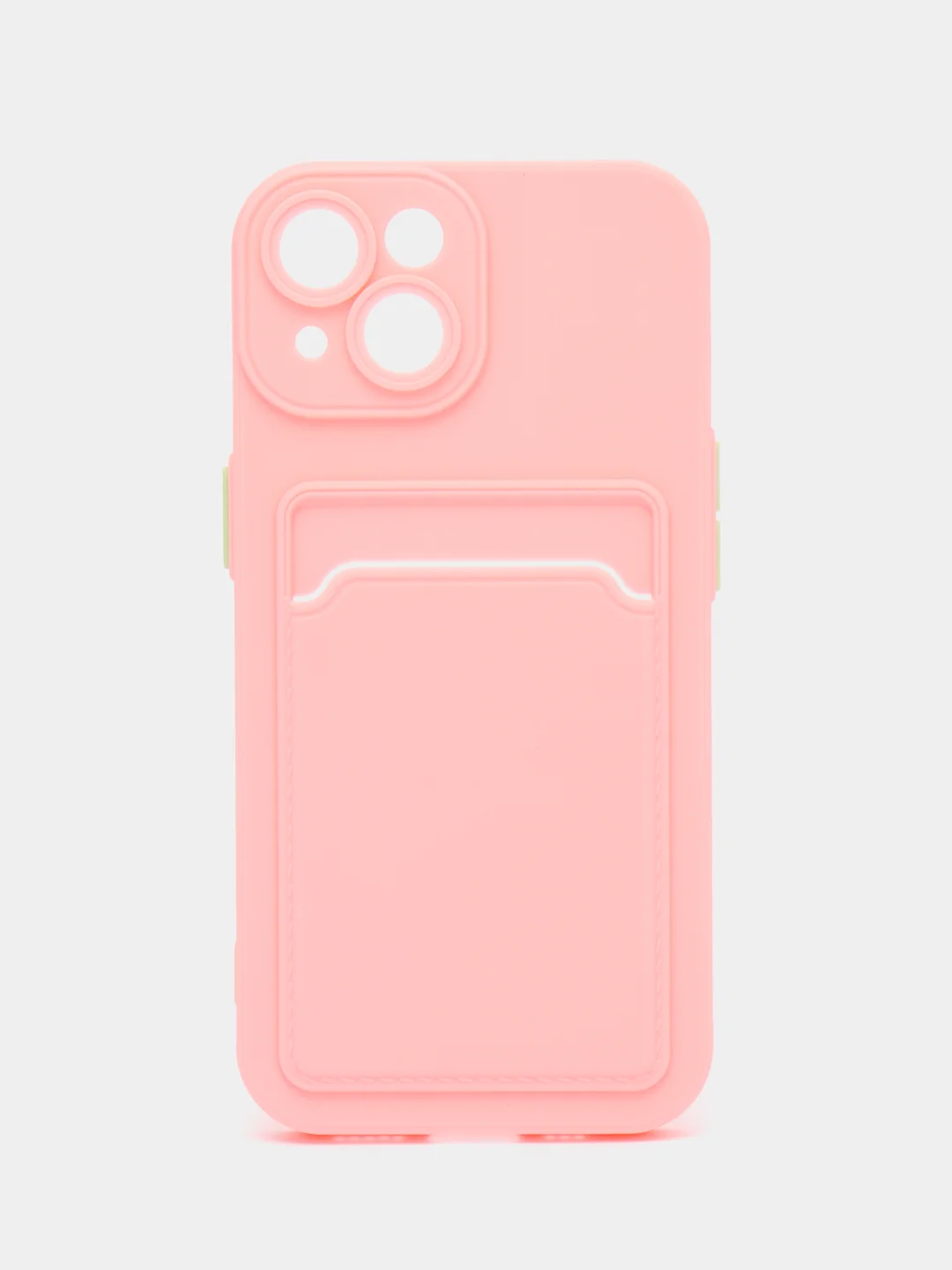 Пудровый чехол для Apple iPhone 15 (Айфон 15)