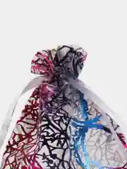 Белый мешочек подарочный из органзы, для украшений