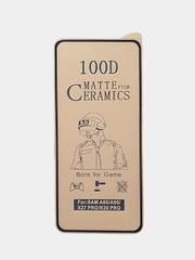 Гибкое керамическое защитное стекло Ceramics, матовое, на Samsung A80/A90/Redmi K30 pro