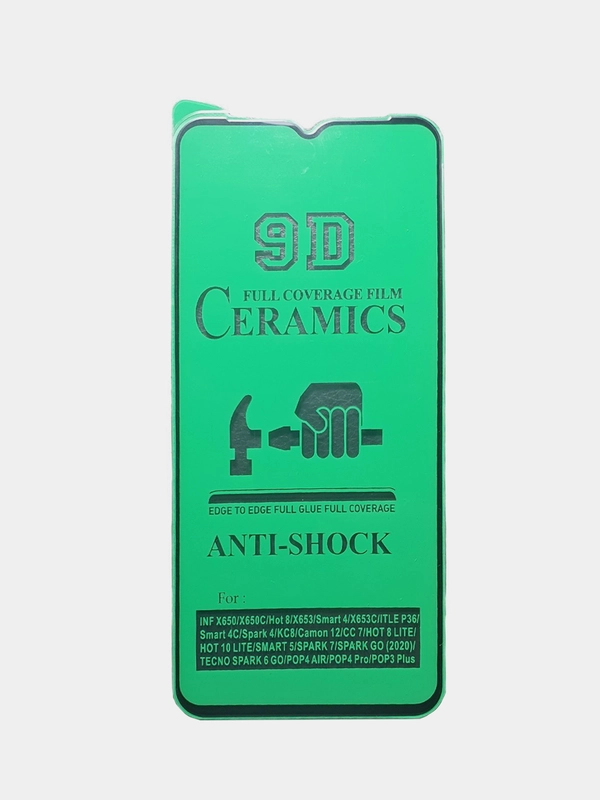 Гибкое керамическое защитное стекло CERAMICS, глянцевое, для Tecno Spark Go 2023/ Hot 10 Lite