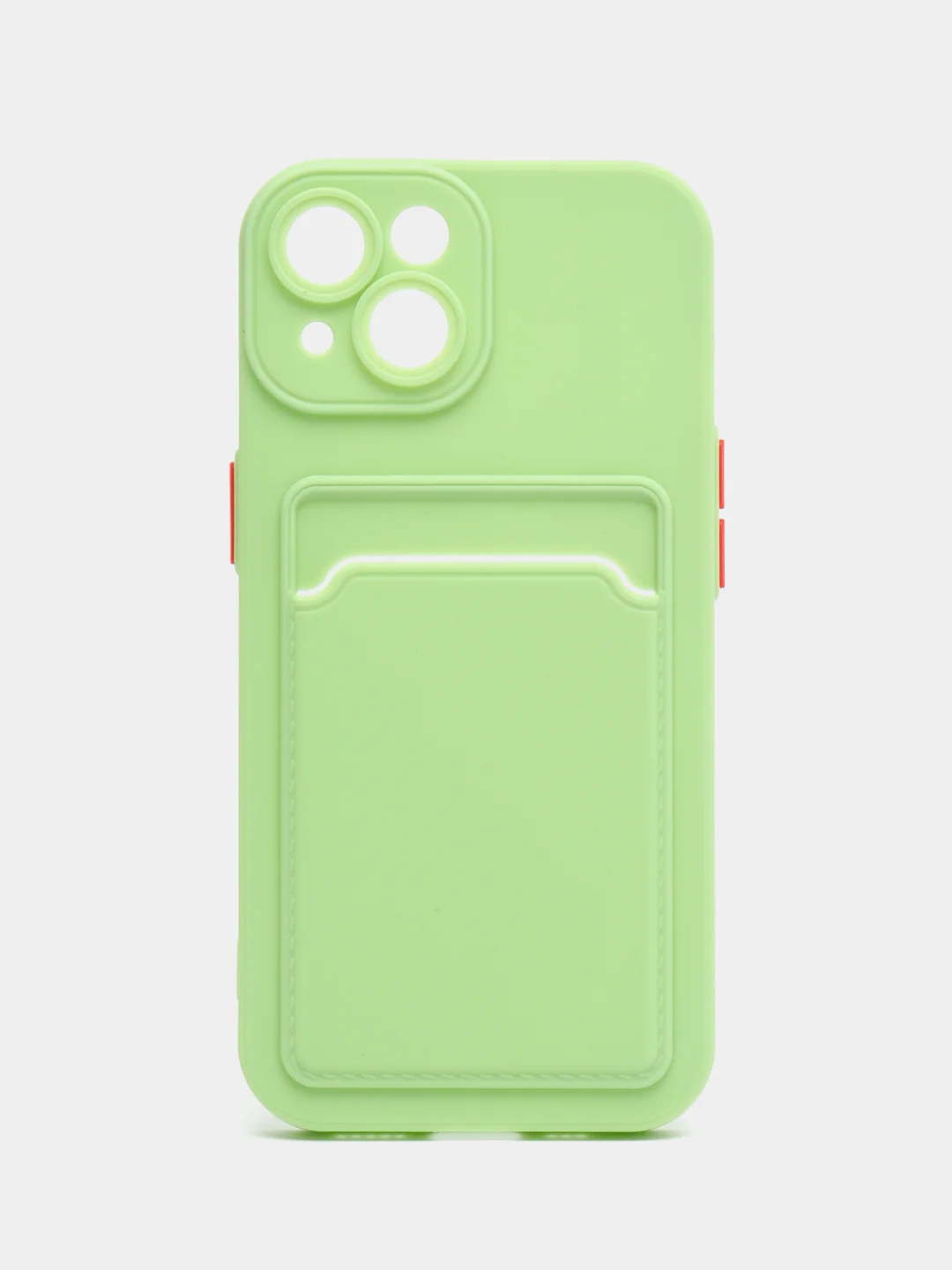Зеленый чехол для Apple iPhone 15 (Айфон 15)