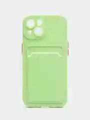 Зеленый чехол для Apple iPhone 15 (Айфон 15)