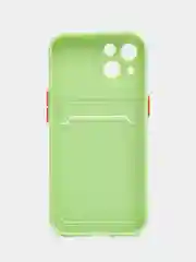 Зеленый чехол для Apple iPhone 15 (Айфон 15)
