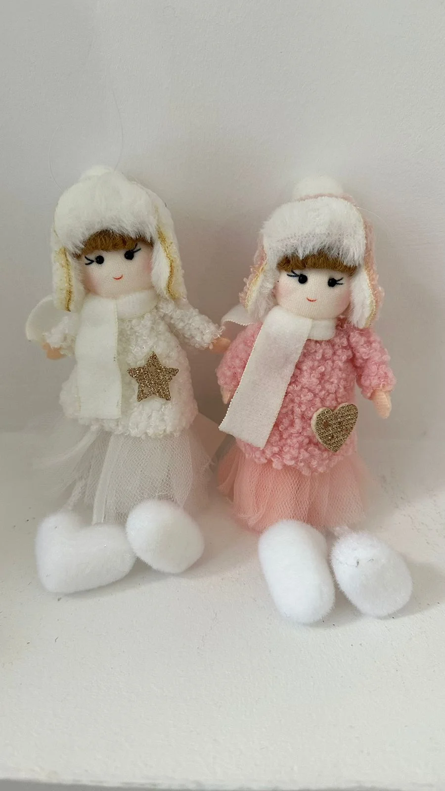 Бежевый елочная игрушка, новогодняя игрушка, ангел