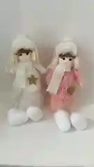 Бежевый елочная игрушка, новогодняя игрушка, ангел