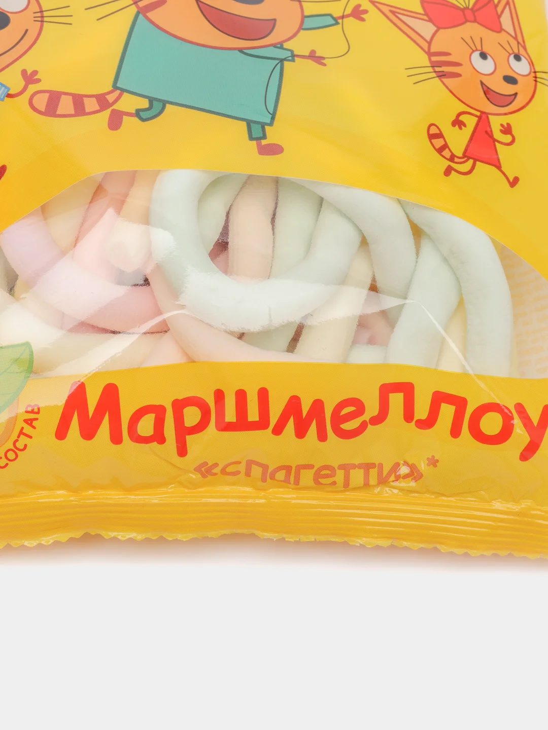 Воздушный зефир (машмеллоу) "Спагетти" без глютена Три кота, 80 г