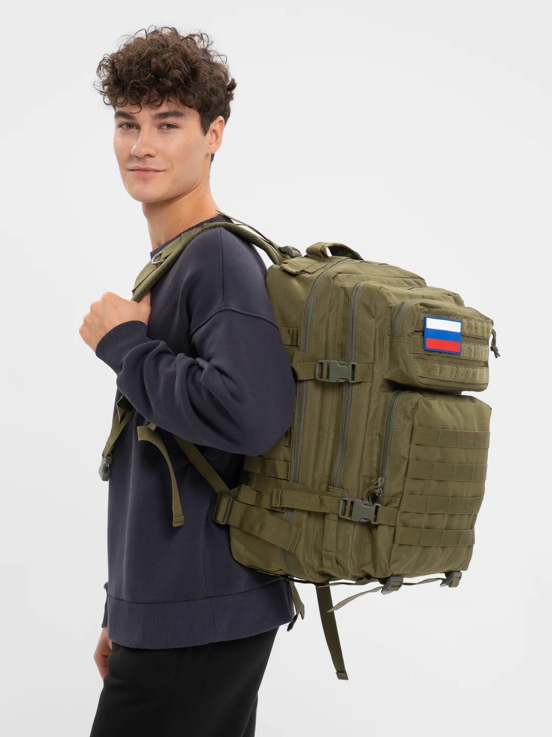 Зеленый тактический рюкзак, 50 л, для рыбалки и охоты, армейский, военный