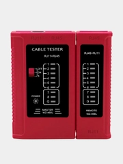 Тестер сетевого LAN интернет кабеля RJ45 и телефонного кабеля RJ11