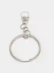 Кольцо брелок для ключей с цепочкой / 28*60mm