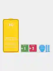 Черный защитное стекло для iPhone (Айфон) 13, 12, 11, XR, XS, 7, 8, SE, Pro, Max, Plus, Mini