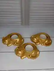 Подсвечник из гипса, ручная работа