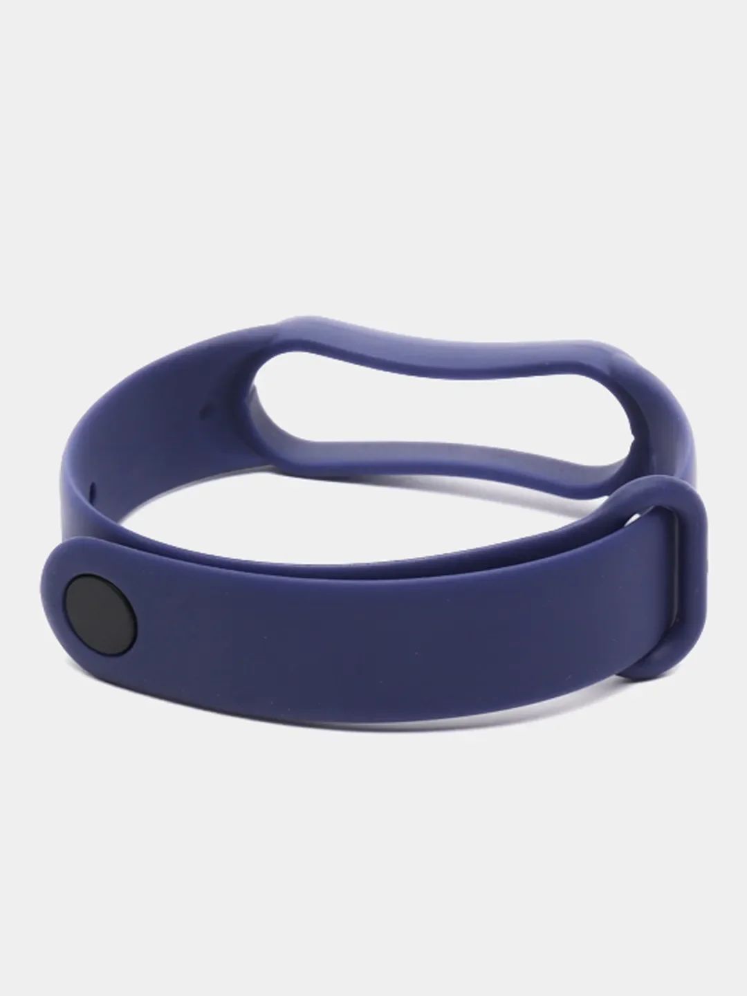 Темно-синий силиконовый ремешок для фитнес браслета Xiaomi Mi Band 4, Mi Band 3