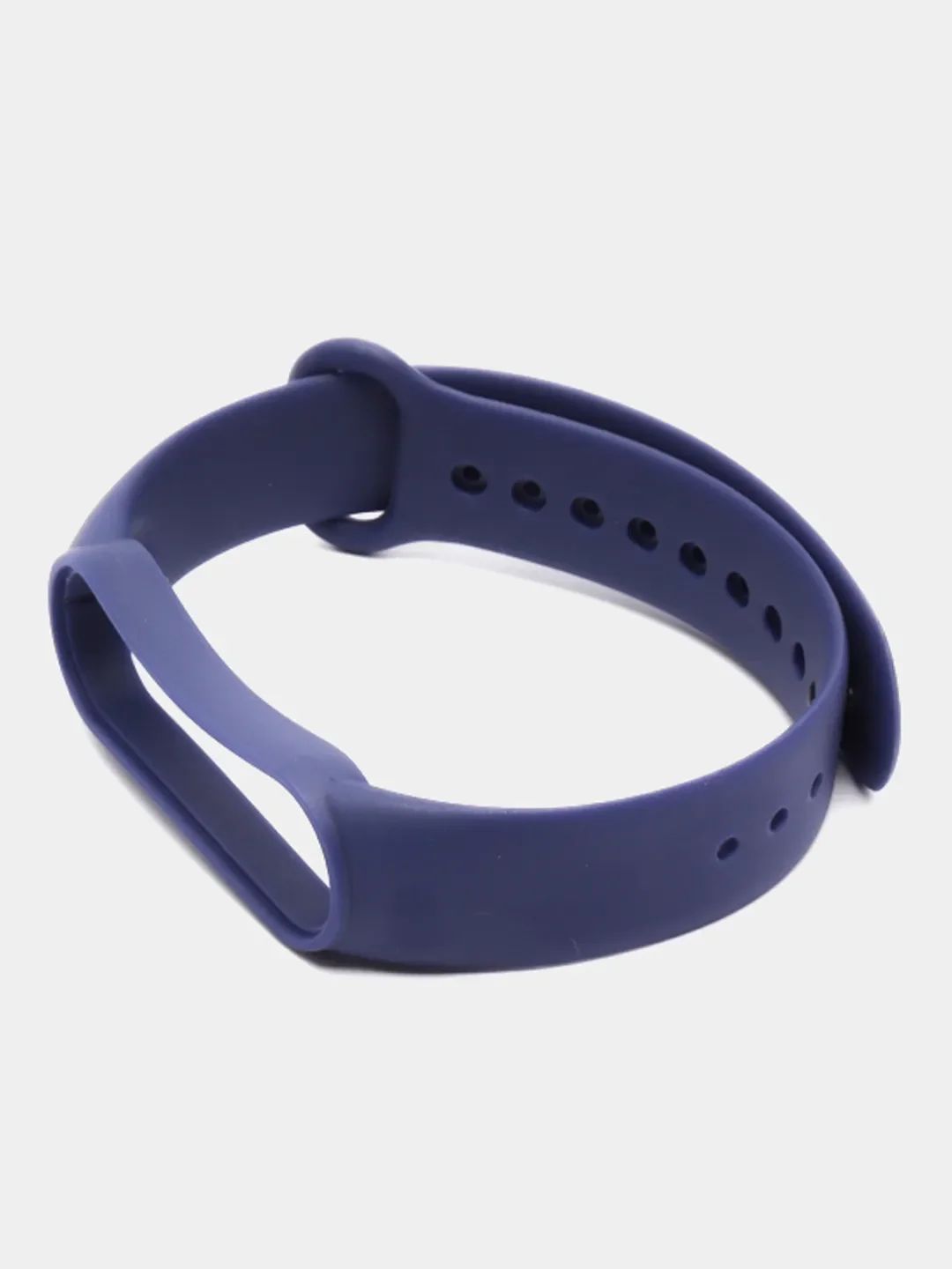 Темно-синий силиконовый ремешок для фитнес браслета Xiaomi Mi Band 4, Mi Band 3