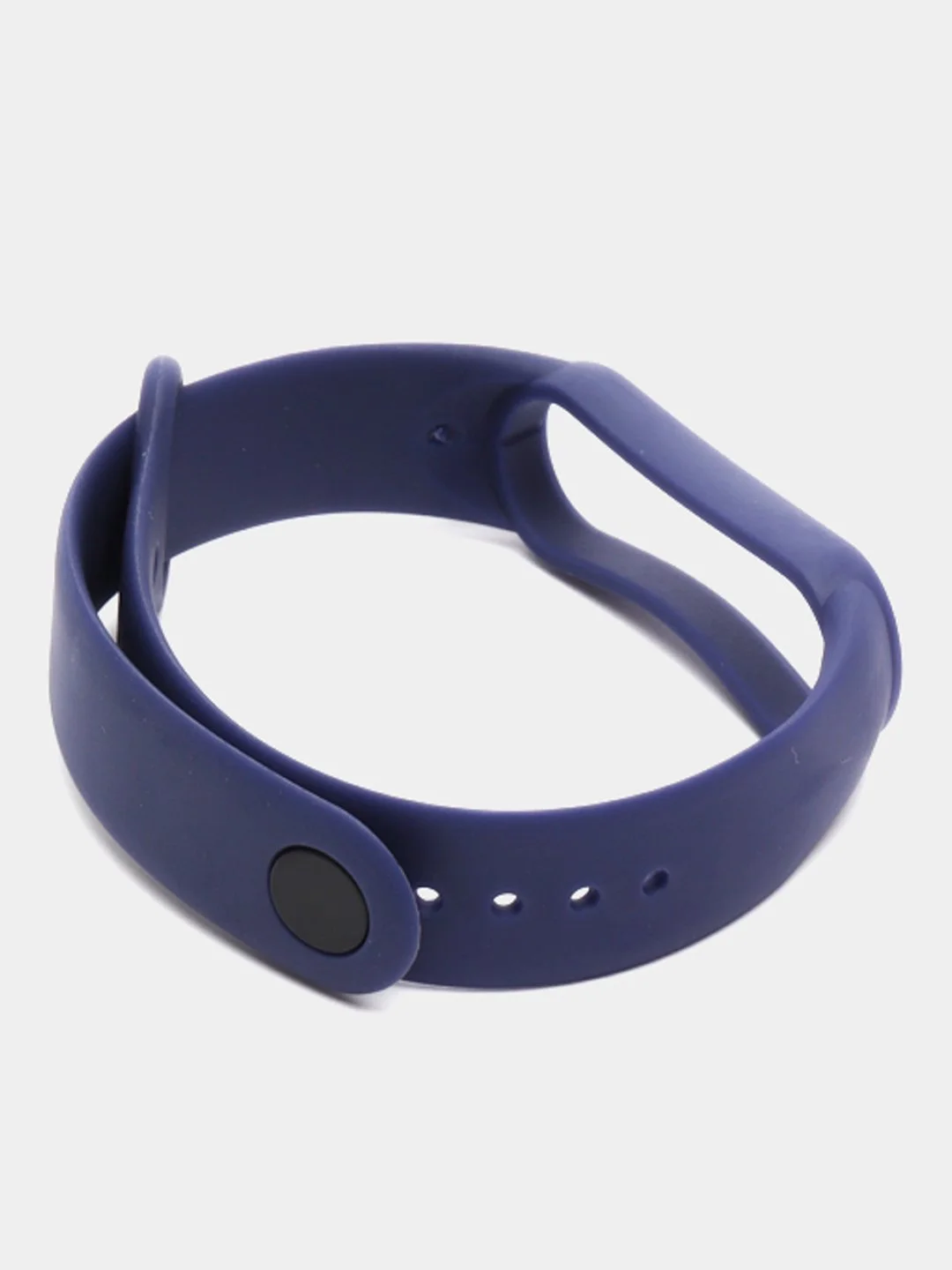 Темно-синий силиконовый ремешок для фитнес браслета Xiaomi Mi Band 4, Mi Band 3