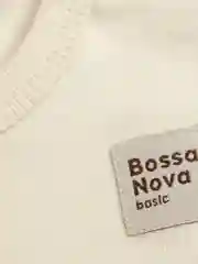 Слоновая кость комбинезон с открытыми ножками Basic Bossa Nova