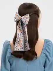 Голубой лента для волос