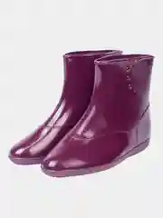 Бордовый сапоги резиновые женские ПВХ, 4 цвета