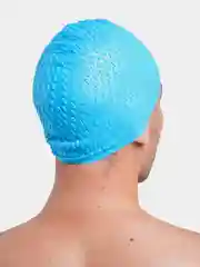 Белый силиконовая шапочка для плавания