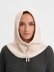 Капор женский, вязаный капюшон