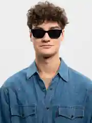 Очки, солнцезащитные, мужские, с чехлом