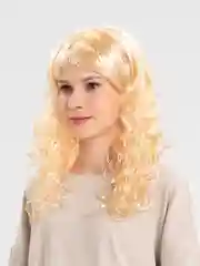 Аметистовый парик с челкой, длинные волосы, маскарадный, для косплея
