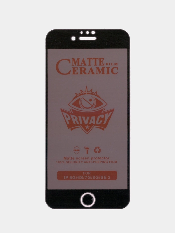 Керамическая пленка антишпион для iPhone 6 / 6S / 7 / 8 / SE 2020