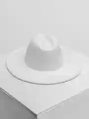 Белый женская шляпа