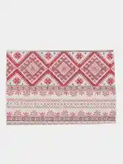 Бордовый кухонное полотенце из рогожки 3 шт, 40х75 см, 100% хлопок, на День Рождения